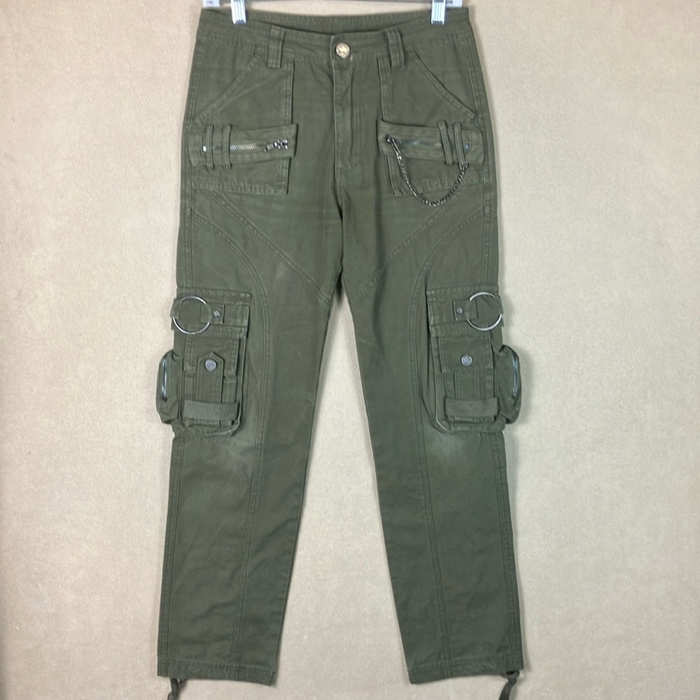 Vintage Y2K Japanese‎ Free Knight Tactical Military Utility Cargo Pants size 28
